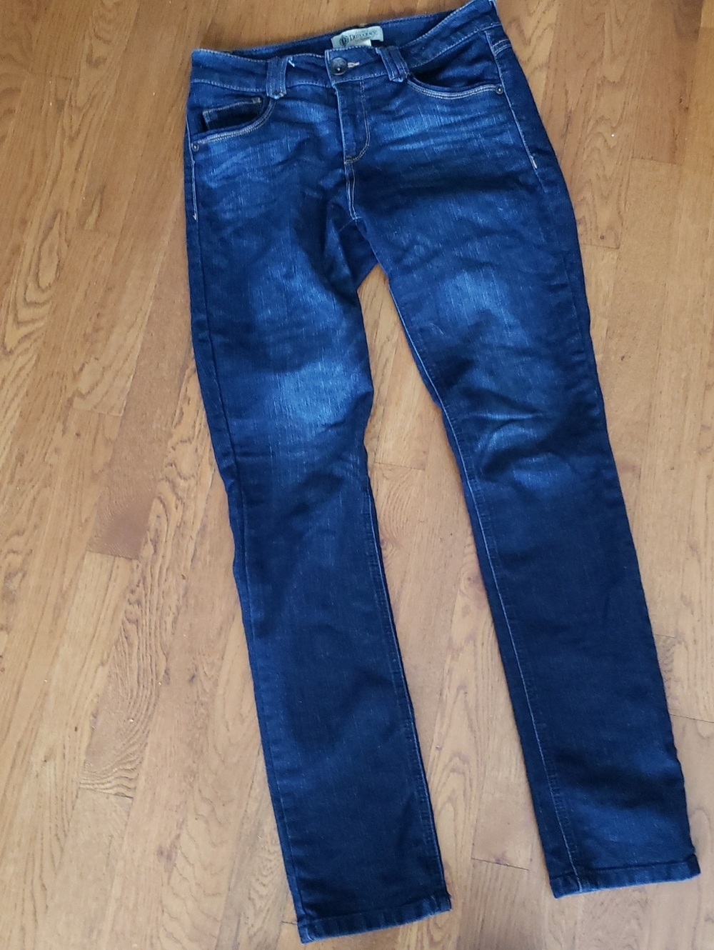 Democracy Women's Skinny Jeans in Dark Blue Wash